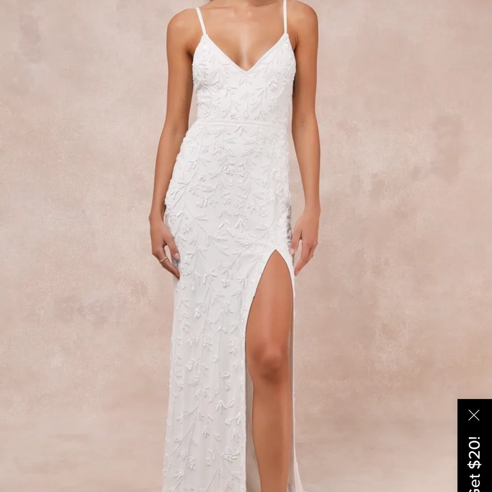 Lulus wedding dress